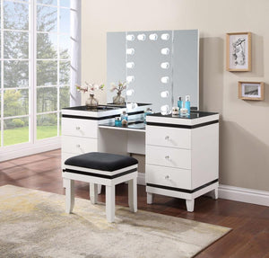  including a felt-lined top drawer for delicates