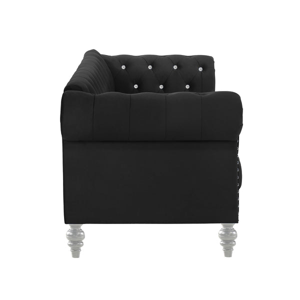 Emma Crystal - Sofa - Black