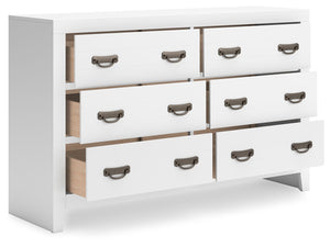 Binterglen - White - 5 Pc. - Dresser