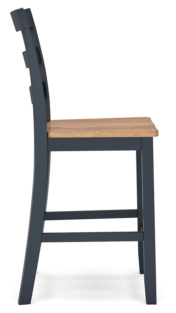 Gesthaven - Natural / Blue - Barstool (Set of 2)