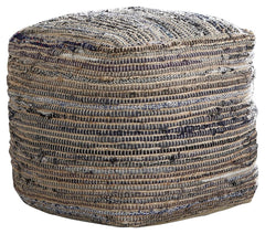 Every bit as practical as it is pretty. This boho-chic pouf is a spare seat, ottoman, end table and eye candy all in one. A perfect addition to your living space, bedroom or even the home office.<br/><br/><b>Product Features</b><ul><li>Cotton/hemp cover</