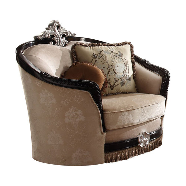  every detail boasts old world elegance. Covering in tan fabric