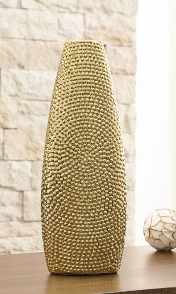 Efim - Gold Finish - Vase - 13.75"