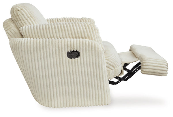 Tie-Breaker - Ivory - Swivel Glider Recliner
