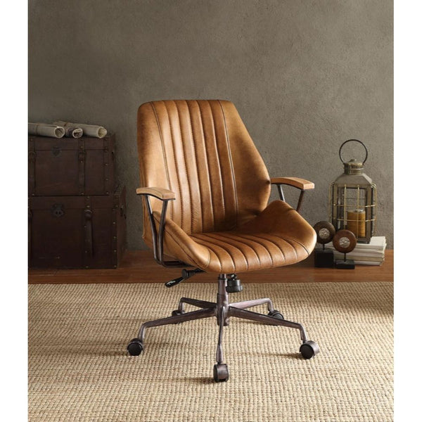 Hamilton - Executive Office Chair - Coffee Top Grain Leather