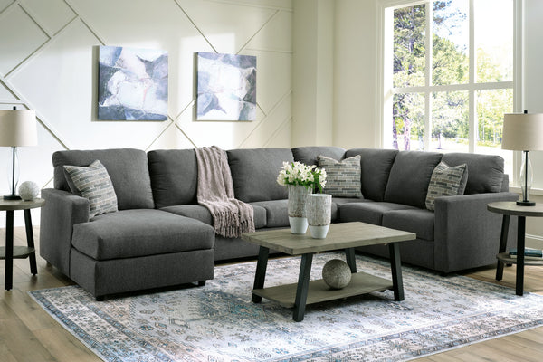  while handsome charcoal upholstery speaks to tried-and-true modern color palettes. Simply kick ba