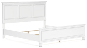 Fortman - White - King Panel Bed