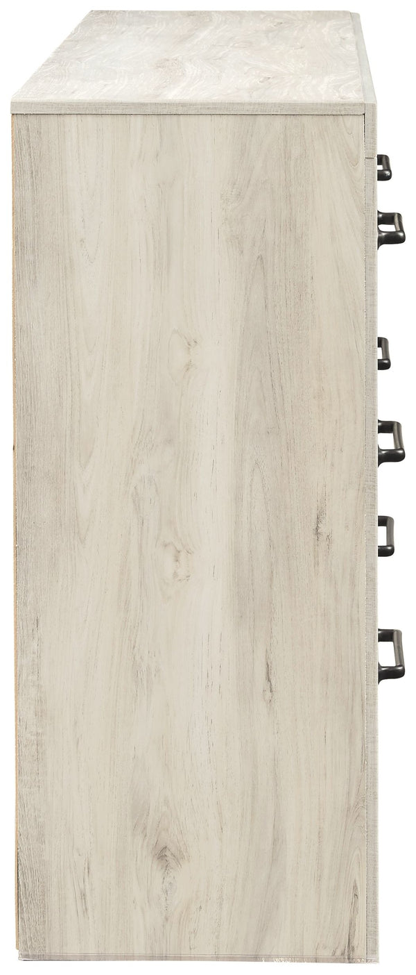 Cambeck - Whitewash - Six Drawer Dresser