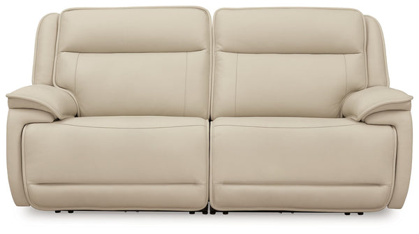 This power reclining sectional loveseat is the perfect combination of sleek style and thoughtful functionality. Engineered for comfort and convenience, it offers concealed storage compartments and endless relaxation. From movie nights to family gatherings
