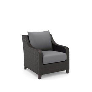 Introducing the Skye Outdoor Patio Chair Set in Gray, a must-have addition to your outdoor space. Comprised of 2 Club Chairs, this set is crafted with durable aluminum frames and a baked-on powder finish to ensure longevity and scratch resistance. The hig