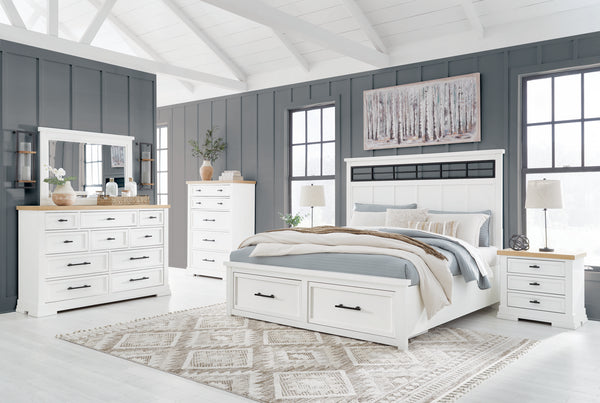 Ashbryn 6pc California King Panel Storage Bedroom Set
