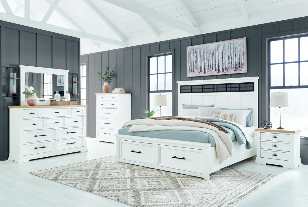 Ashbryn 6pc California King Panel Storage Bedroom Set