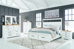 Ashbryn 6pc California King Panel Storage Bedroom Set