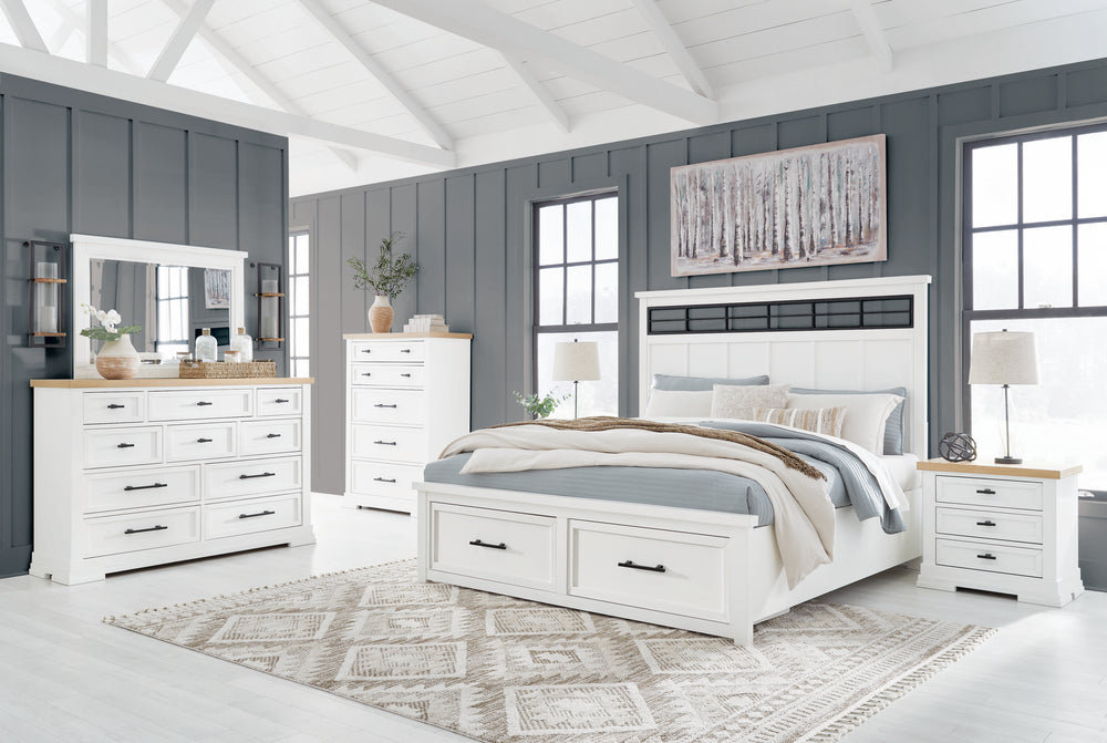 Ashbryn 6pc Queen Panel Storage Bedroom Set