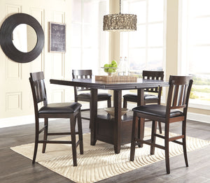  rake back design with staggered rungs for added interest. Dark and rich