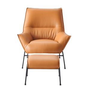 Jabel - Accent Chair & Ottoman - Sandstone