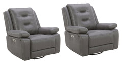 The Caldwell Power Recliner in Tahoe Charcoal is perfectly scaled for smaller spaces. Offering a rich Tahoe Charcoal colored high-performance fabric cover, Caldwell features generously padded arms and USB charging in the easy-to-operate switch. Want to go