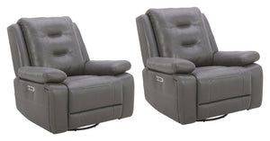 The Caldwell Power Recliner in Tahoe Charcoal is perfectly scaled for smaller spaces. Offering a rich Tahoe Charcoal colored high-performance fabric cover, Caldwell features generously padded arms and USB charging in the easy-to-operate switch. Want to go