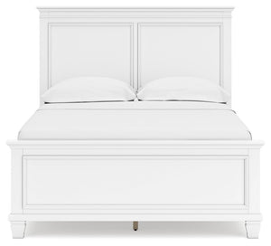 Fortman - White - Full Panel Bed