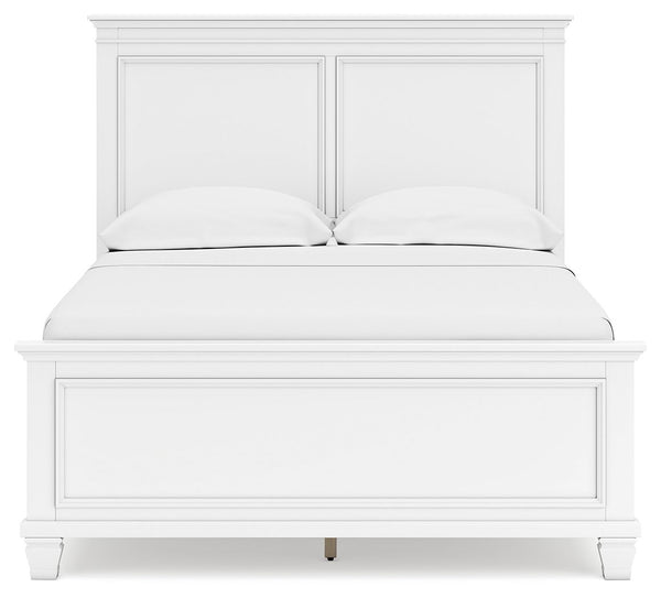 Fortman - White - Full Panel Bed