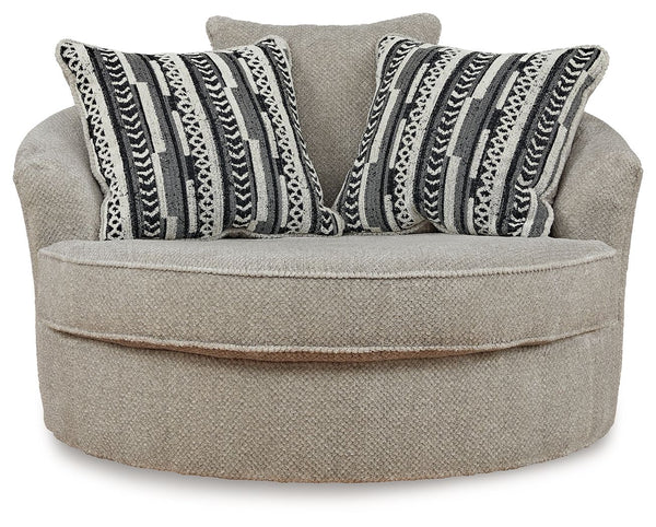  Oversized Swivel Accent Chair