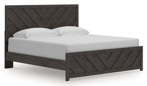 Designed with everyday style in mind, this king panel bed is a simply chic approach to modern living. A dark charcoal finish blends black and brown undertones to create a versatile look that effortlessly pairs with your existing pieces. And for an extra d