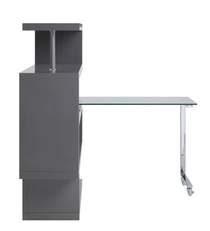  Gray & Chrome Finish