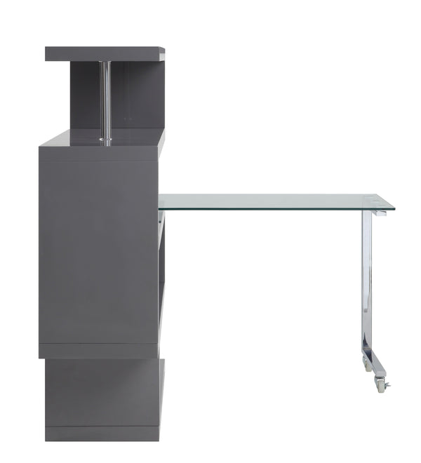  Gray & Chrome Finish