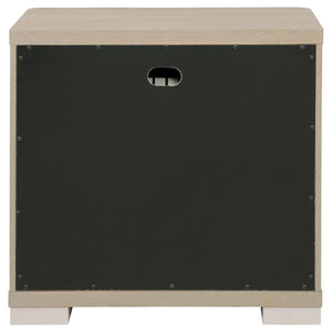 Ladera - 2-Drawer Nightstand Bedside Table - Light Elm