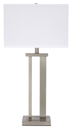 Aniela - Silver Finish - Metal Table Lamp (Set of 2)