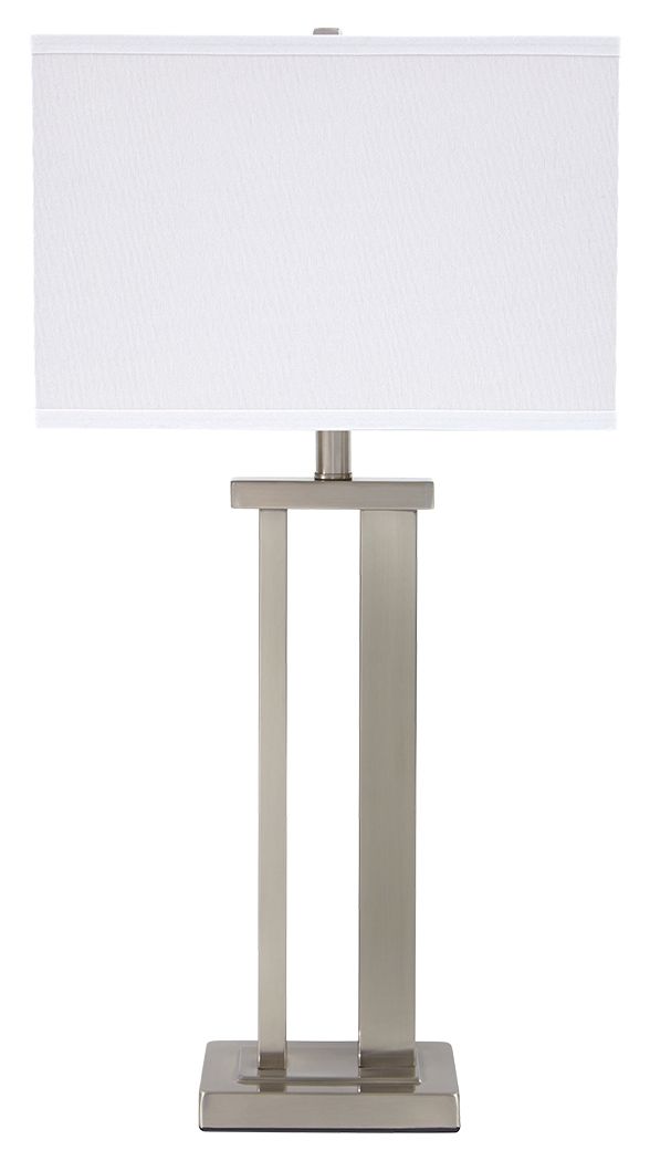 Aniela - Silver Finish - Metal Table Lamp (Set of 2)