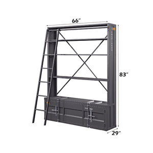 Cargo - Bookshelf - Gunmetal - 83"