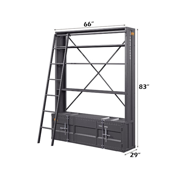 Cargo - Bookshelf - Gunmetal - 83"