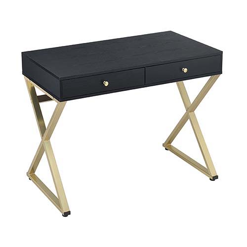Coleen - Vanity Desk - Black - 50-"L X 24-"W X 9-"H
