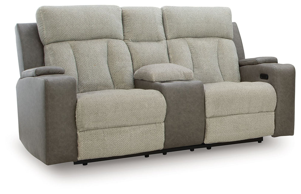 Refined relaxation, reimagined for the modern home. This power reclining loveseat combines premium comfort with smart features like built-in storage arms, USB charging and cup holders. One-touch reclining and adjustable headrests let you find your perfect
