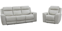 Introducing our comfortable and convenient Calgary sofa, designed with relaxation in mind. Calgary features power recline and headrest controls, allowing you to adjust your seating position easily. The over-padded headrests provide extra comfort, and the 