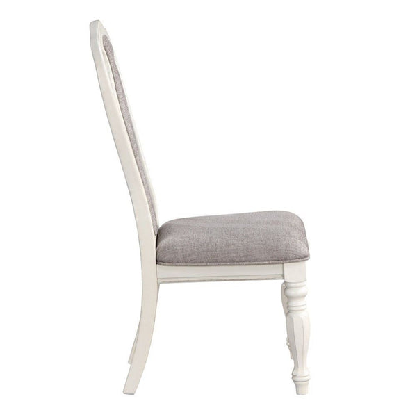 Florian - Side Chair (Set of 2) - Gray & Antique White