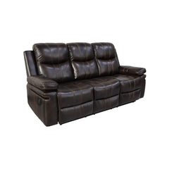 The Kellen Power Dual Recliner Sofa in rich brown offers a perfect blend of luxury, durability, and modern convenience. Constructed with premium hardwood and plywood, the frame ensures long-lasting stability and strength. The plush foam cushions, supporte