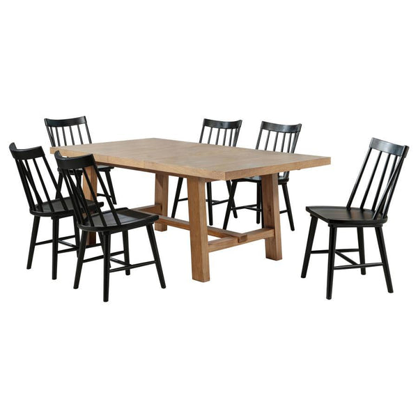 expanding from 60 to 76 inches to accommodate various gatherings. Solid mahogany