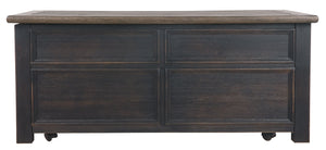Tyler Creek - Grayish Brown / Black - Lift Top Cocktail Table