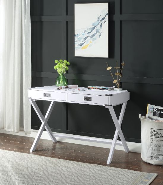Amenia - Writing Desk - White Finish