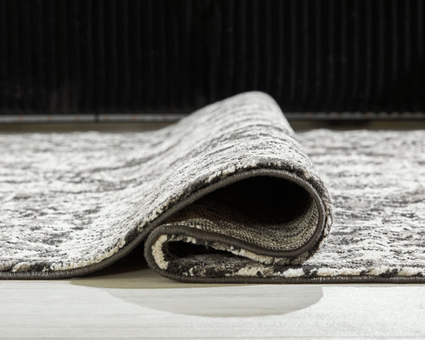 Glennisman - Black / Gray / Ivory - Large Rug