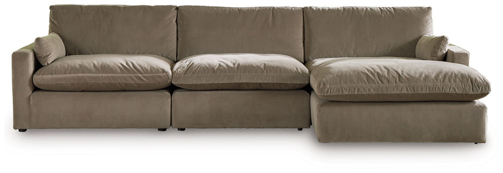 Find yourself inspired by elevated yet functional style. This sectional sofa chaise balances ultra-soft seating with a clean-cut appearance. Its modular design caters to your needs, whether youâ€™re making space for guests or setting up a cozy family movi