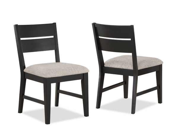 Mathis - 5 Piece Dining Room Set - Black / Gray