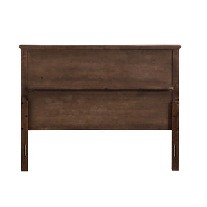 Franklin - 4 Piece Pack Full Bed Set - Brushed Walnut