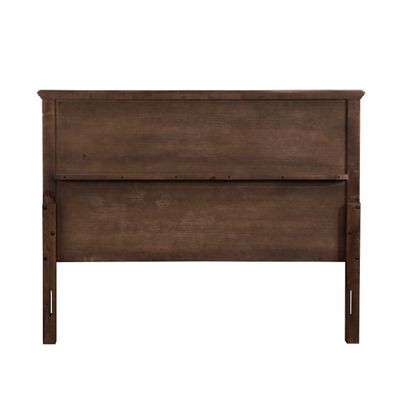 Franklin - 4 Piece Pack Full Bed Set - Brushed Walnut