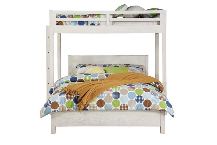 The Celerina collection is great for smaller bedrooms. The loft bed provides space for sleeping, whilst the open bottom can be sued for play, study, or as extra storage. The optional queen bed fits underneath the loft bed, ideal for not taking up addition
