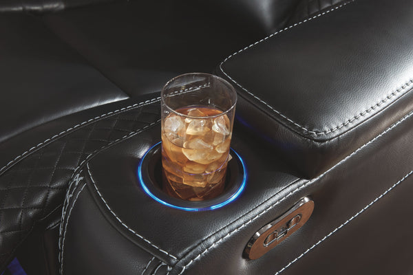 Party Time - Midnight - 2 Pc. - Power Sofa