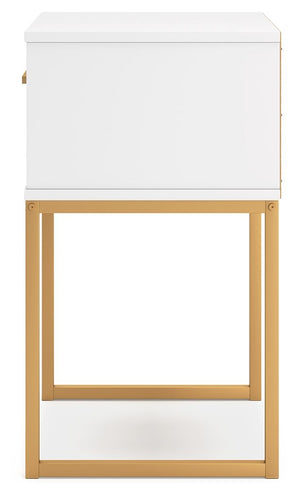 Socalle - Two-Tone - One Drawer Night Stand