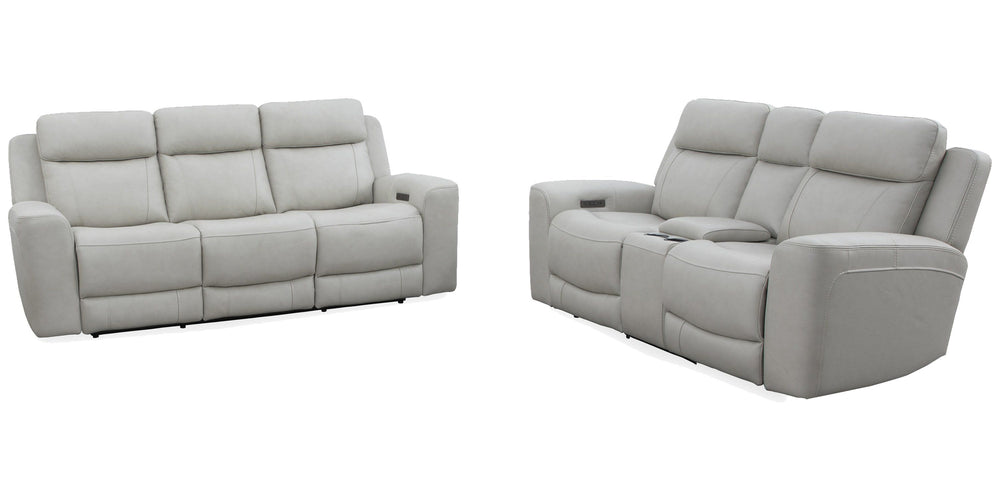 Introducing our comfortable and convenient Calgary sofa, designed with relaxation in mind. Calgary features power recline and headrest controls, allowing you to adjust your seating position easily. The over-padded headrests provide extra comfort, and the 